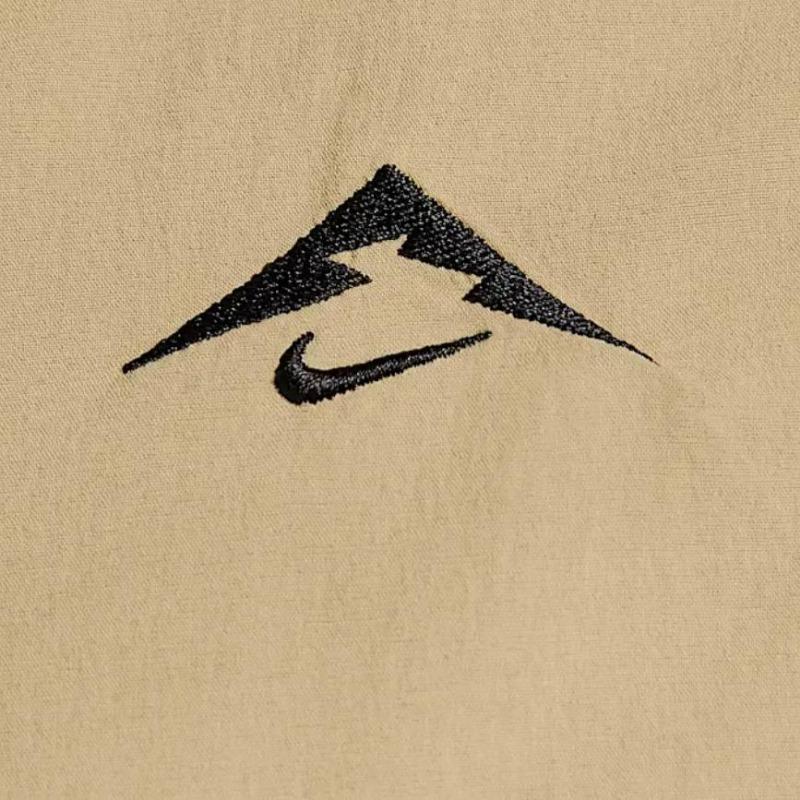 Nike Dri-FIT ADV Trail Fashion Versatile Quick-Dry Running Long Sleeve Jacket Men Jacket Apricot Desert-Khaki Black HJ5080-297