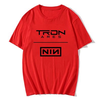 Nine Inch Nails Tron Ares T-Shirt Rockband Album Druck T-Shirts Baumwolle Locker Freizeit Mode T-Shirt Grafikdruck T-Shirts