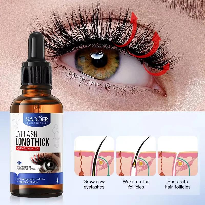 Eyelash Growth Essence Fast 7 Days Eyelash and Eyebrow Enhancer Longer Plump Thicker Eye Cosmetics