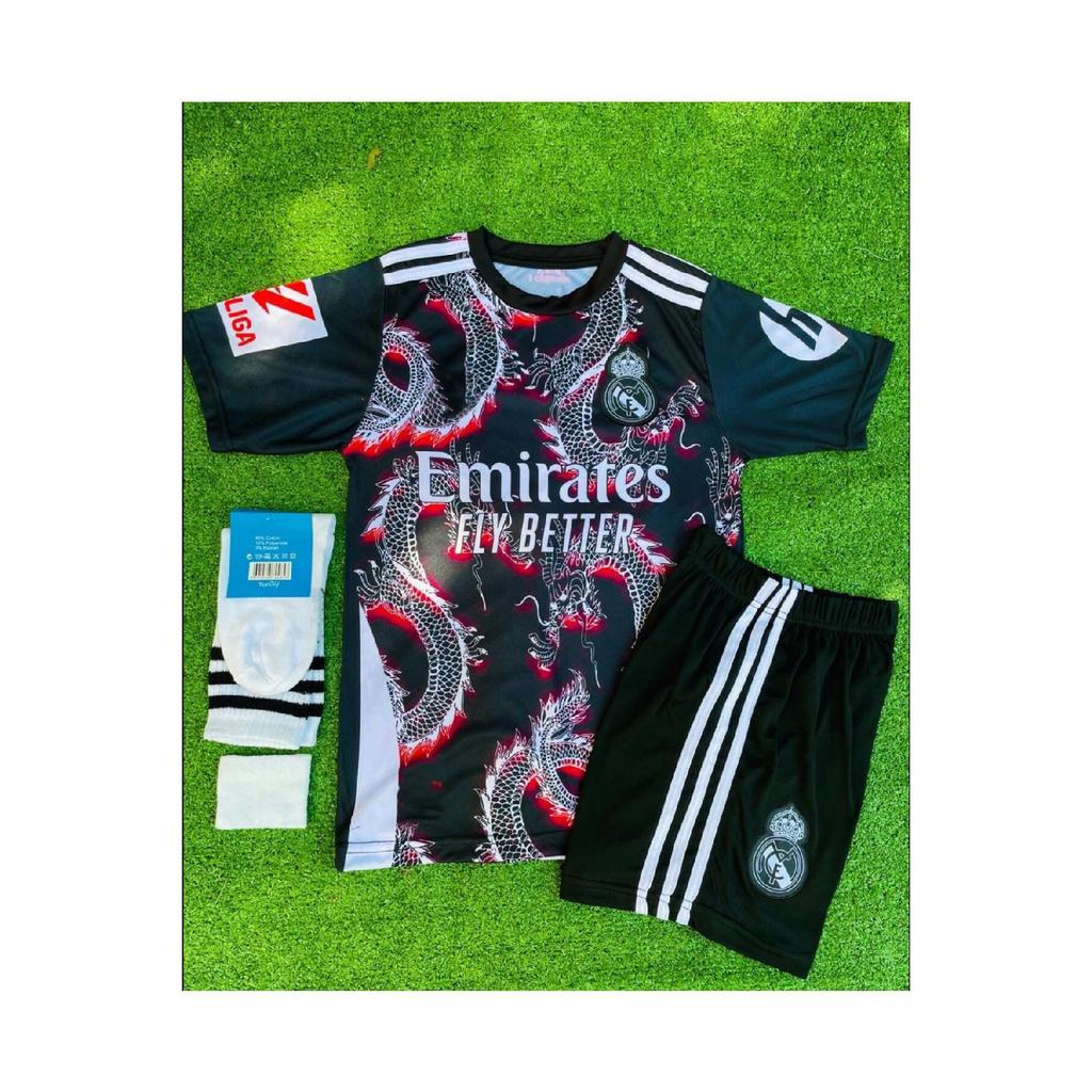 Realmadrid 2024/25 New Season Jude Bellingham Concept Child Children Child 4 (black-red)