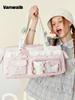 Vanwalk River Pocket Tote Bag [Pink]
