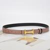 New Women's H-buckle Belt Fashionable with Jeans Suit Decoration for Women's Simple and Versatile Women's Belt