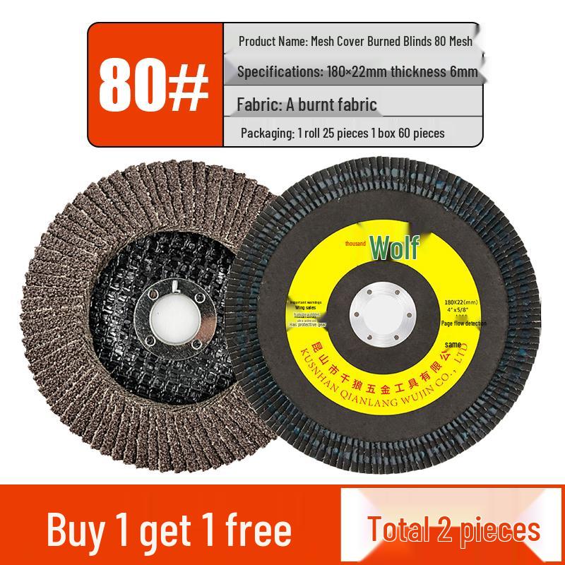 Flap Disc Grinding Wheel for Angle Grinder - 125/150/180mm, Metal & Stainless Steel Sandpaper