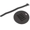 Round Leather Golf Tee Holder Keychain - Portable Outdoor Storage Sleeve