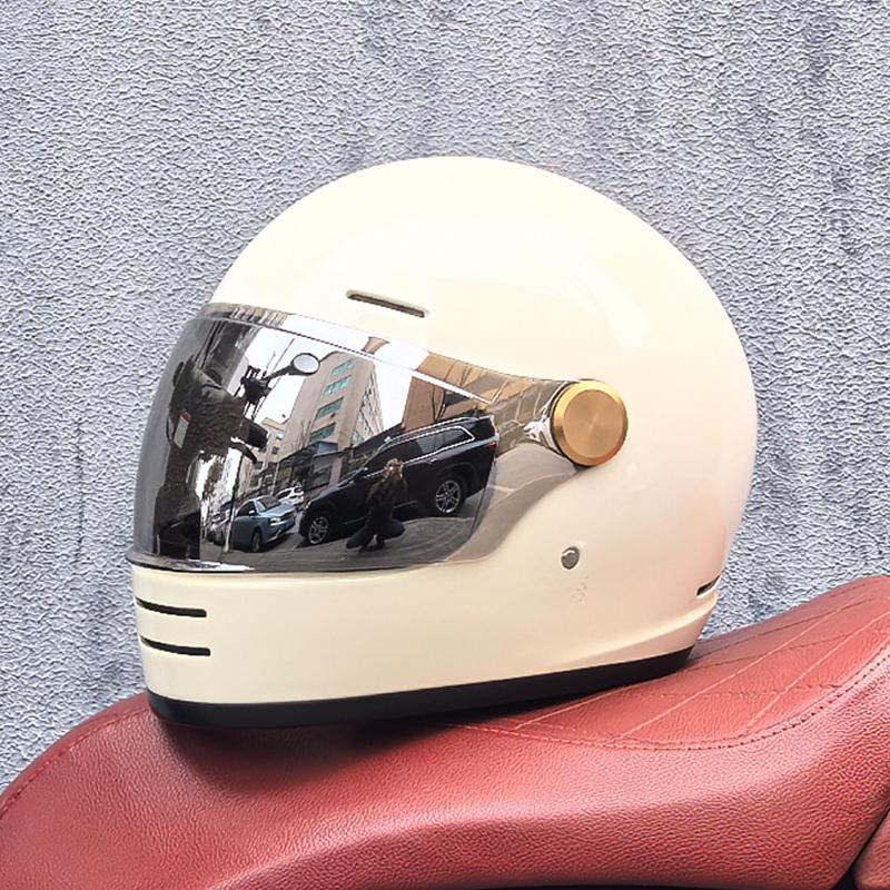 Motorcycle Helmet Retro Full face helmet Off Road Cascos para motos DOT Certification Capacete Casco moto
