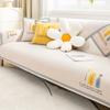 Modern Bottles  Embroidered Cotton Couch Cushion Comfortable Non Slip Quilting Sofa Towel Versatile Living Room Decoration