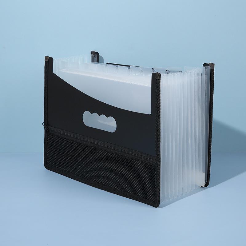 Desktop Stand-up Accordion Folder with 13/25 Pockets - Student Exam Paper Organizer