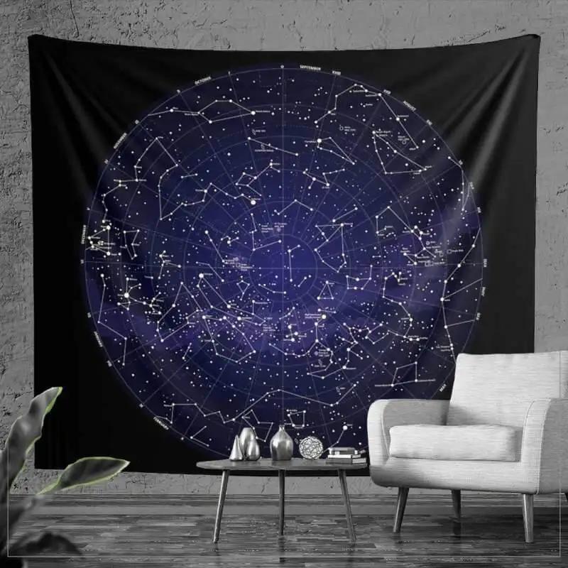 VIKAMA Interstellar Walk Tapestry Dreamy CosmicStyle Decorative Backdrop For Bedroom Headboards Room Decoration