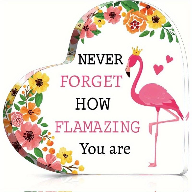 

2D Flat Inspirational Acrylic Heart-Shaped Desk Decor Plaque, Floral Design, Suitable for wall decoration, porch, room, villa, accents Home, Hallway, 10*10CM