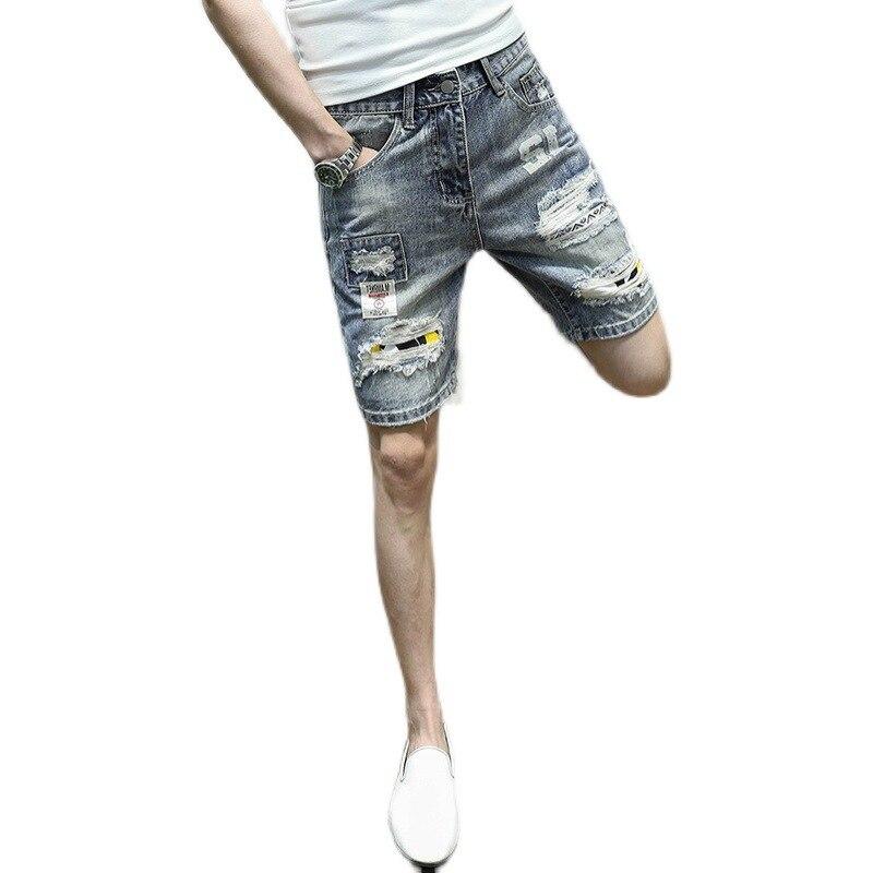 Denim Jeans Men 'S Shorts Streetwear 