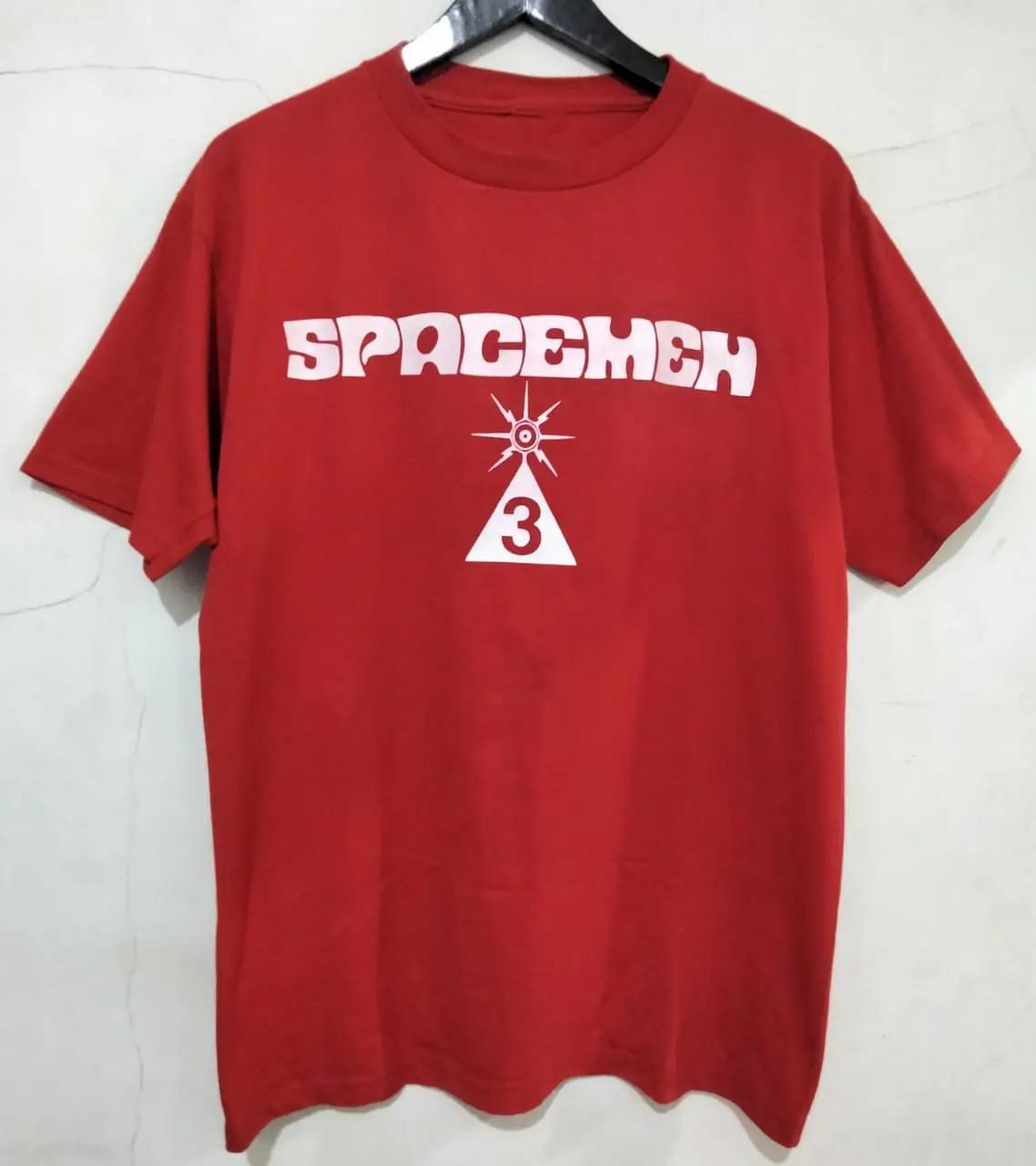NEW Spacemen 3 Band Short Sleeve Heavy Cotton Red T Shirt S-5XL CM552 S