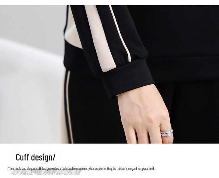 2024 Women's Casual Slimming Sportswear Set: Elegant Two-Piece for Spring & Autumn