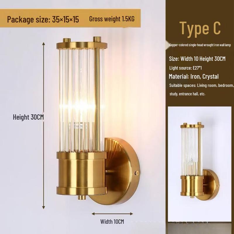 

Oeny Decorative Copper Wall Sconce