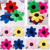 Cute Flower Shaped Plush Bath Mat Cozy Cartoon Style Seat Cushion For Sofa Or Chair