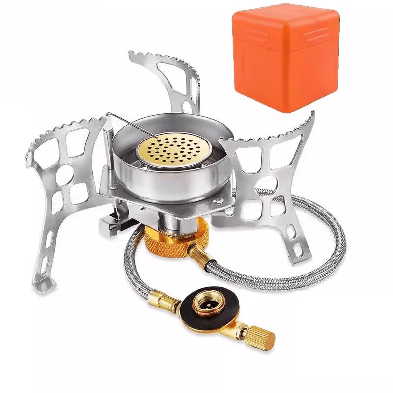 Jundingying Portable Outdoor Windproof Camping Gas Stove Set