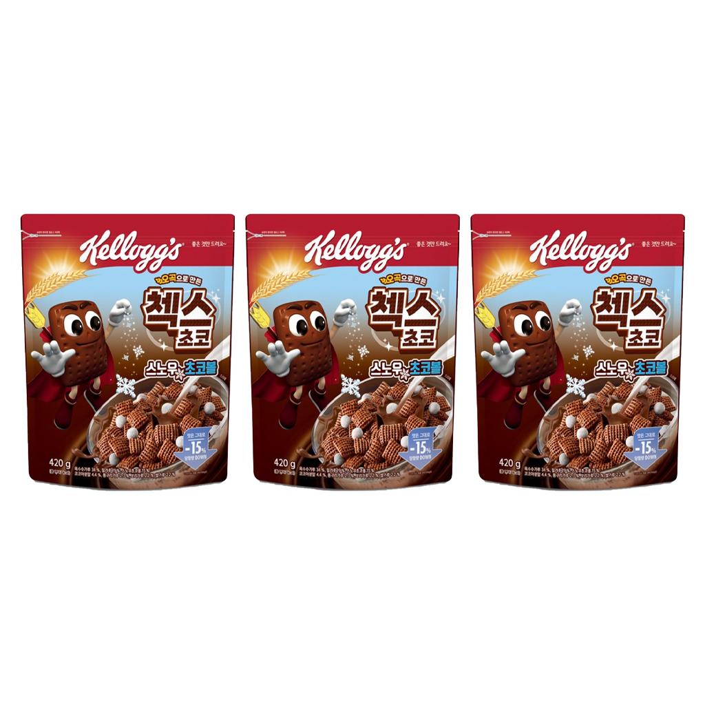 

Kellogg s Chex Choco Snow Choco Ball 400г (3 варианта) #3PCS