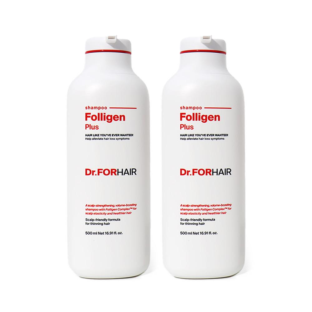 DR.FORHAIR Foligen Plus Hair Loss Relief Shampoo 500ml x 2