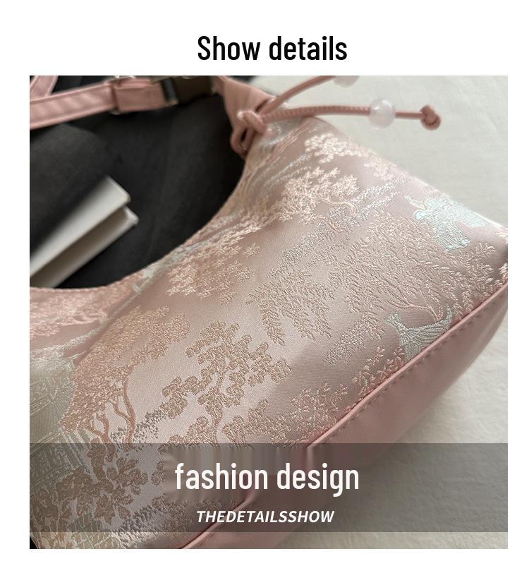 2024 Women's New Chinese Style Fashion Crossbody Handbag - Lightweight, Simple, Large Capacity