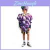 Grape Costume Plush Fruit Party Cosplay For Adults And Kids Fun Stagewear