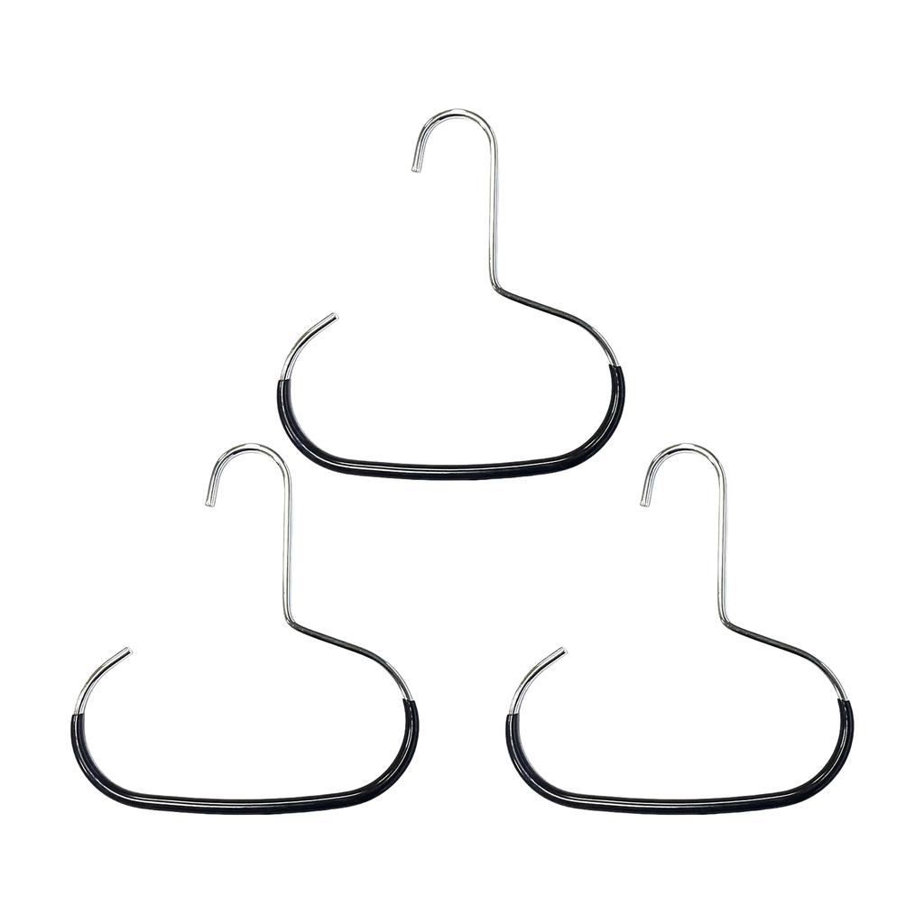 3 Pieces Space Saving Wardrobes Hook for Dresses Coat Circle Rings Hanger Hats Display Rack Baseball Caps Organizers
