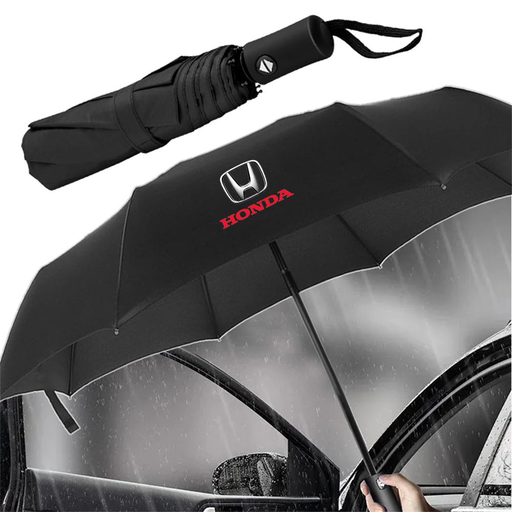 CKU5 Car Folding Sunshade Windproof Umbrella Auto Accessories For Honda Civic 10th 11th Gen Hrv Jazz City Fit Accord Mugen Odyssey