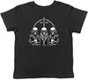 Skull Skeleton Kids T-Shirt Trinity Gothic Goth Childrens Boys Girls Gift