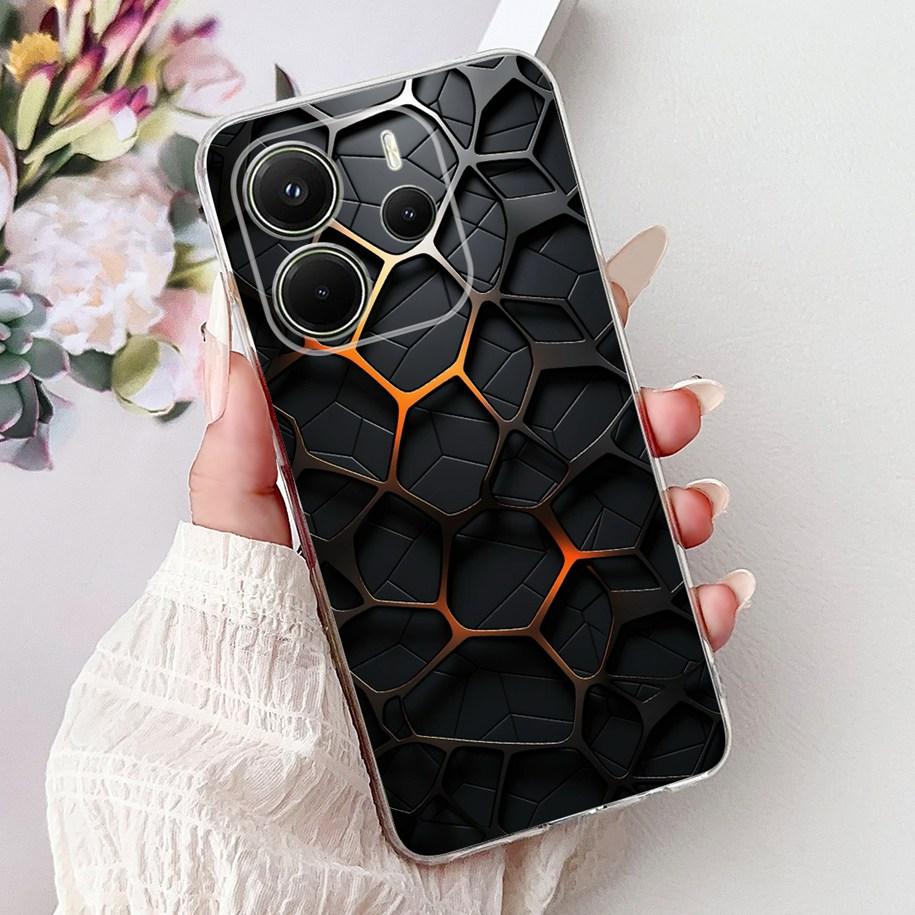 Silicone Case For Xiaomi Redmi Note 14 4G EU 2025 Cover Cool Lion Leopard Dragon Animals Soft Slim Coque For Note14 4G EU Fundas