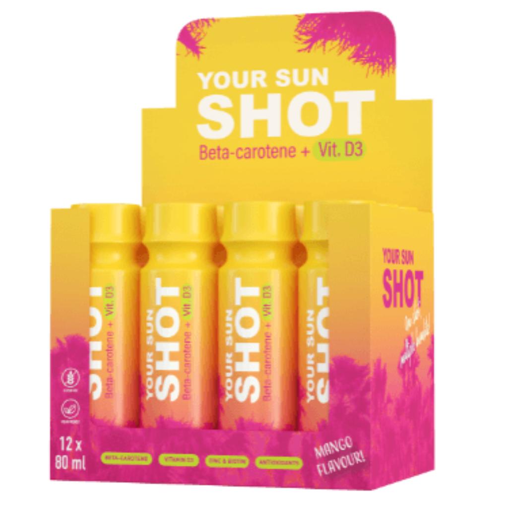 Your Sun Shot Mango With Vit. D3 Sunbathing Drinks 80ml x3 pcs