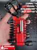 Black S2 Magnetic Sleeve Screwdriver Bit Set with Storage Strip