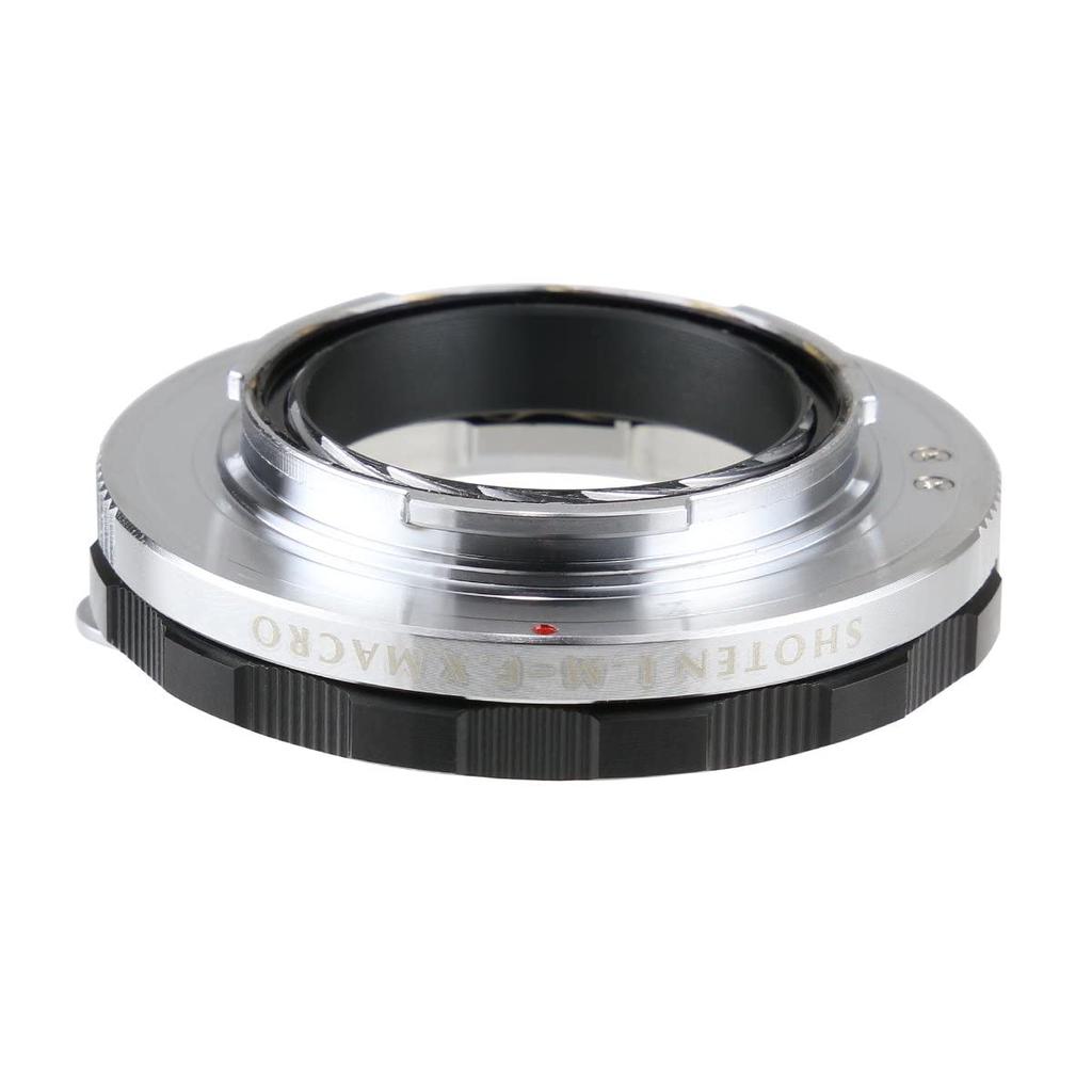 SHOTEN Mount Adapter M M Mount Lens Fujifilm X Mount with Helicoid LM-FX (B) (Leica Conversion) (black)