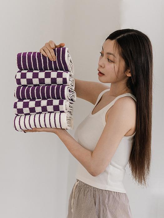 Deareal Grape Towels_5P (Bulk Packaging) Grape Towel_5P (Bulk Packaging)