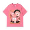 275 GSM Washed T-shirts 100% Cotton Spy x Family V12 Anya Print Unisex Heavy Cotton T Shirt
