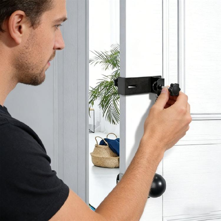 Secure Key Storage Mount With 1.5 To 5.7cm Entry Thickness Range And Safety Features For Residential Applications