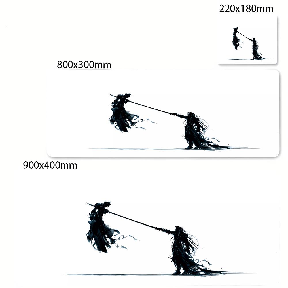 Gamer PC Laptop Desk Mat Final Fantasy XIV Endwalker Large Mouse Pad Computer Keyboard Mouse Mat Office Accessories Table Mats