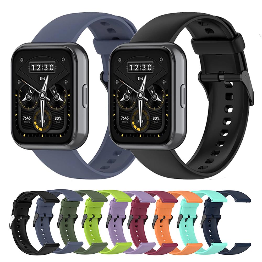 

Силиконовый ремешок 22 мм для Realme Watch 3 2/2 Pro, ремешок для умных часов Realme Watch S/S Pro, браслет-браслет