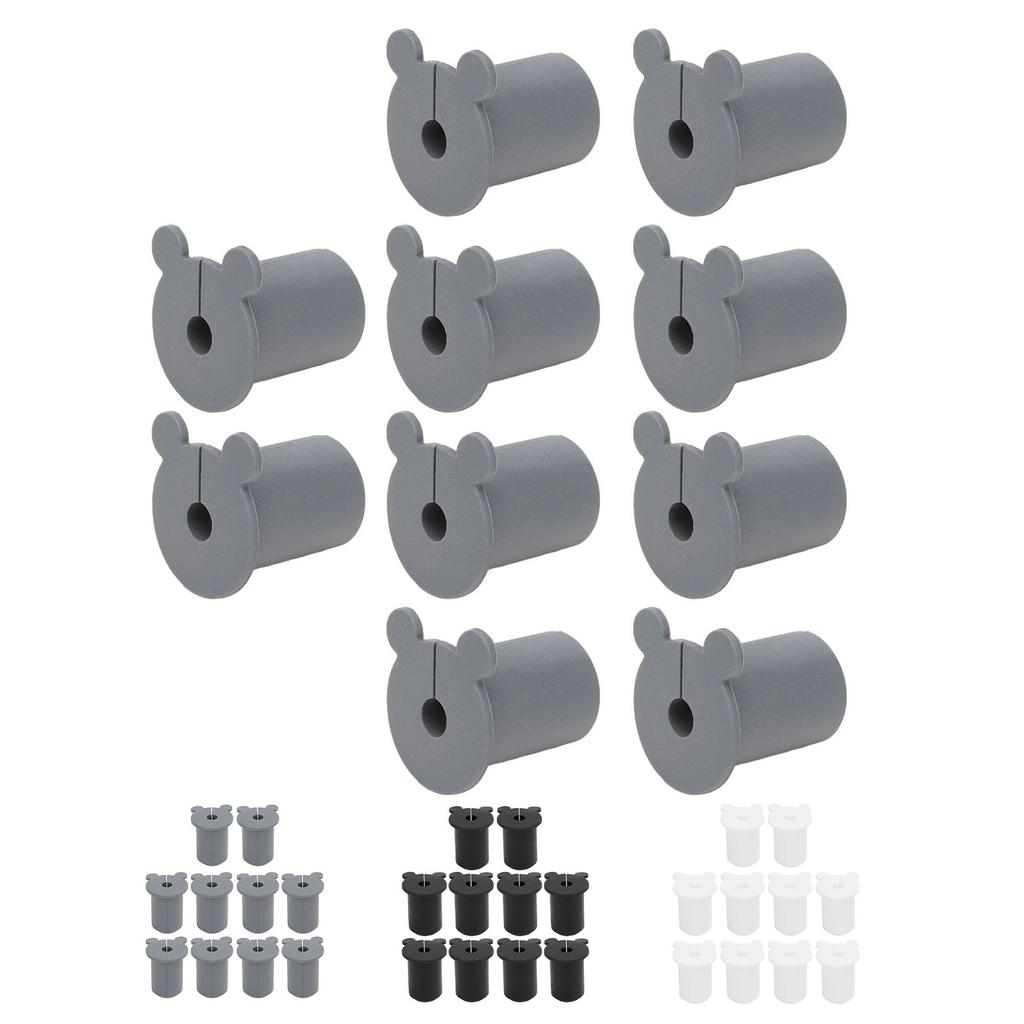 10 bucăți cablu de satelit manșon de perete 25,4 mm silicon Ethernet cablu bucșă perete de penetrare manșon pentru