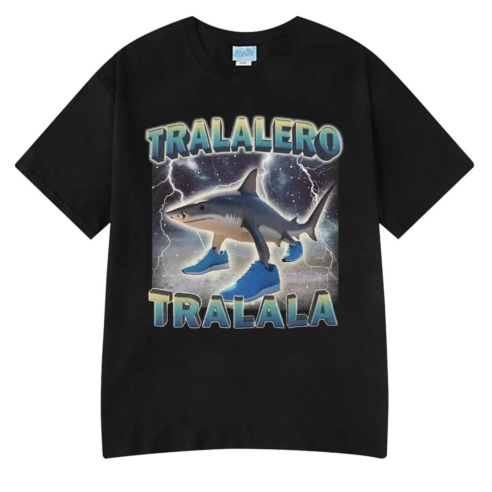 Tung Tung Tung Sahur Vtipné Meme Tričko s Baseballovou Pálkou Pánské Oblečení Módní Humor Styl Trička Unisex Letní O-výstřih Topy Tričko