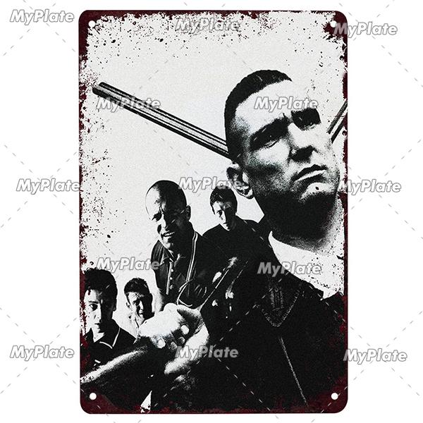 Science Fiction Film Poster Metall Zeichen Vintage Plaque Zinn Zeichen Platte Wand-dekor Für Club Mann Cave Kunst Malerei film