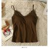 New non-marking lace beauty back sling vest women's inner anti-light outer wear integrated fixed cup with chest pad wrap