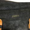 polder Shoulder Tote Bag Black with Lame Effect(USED)
