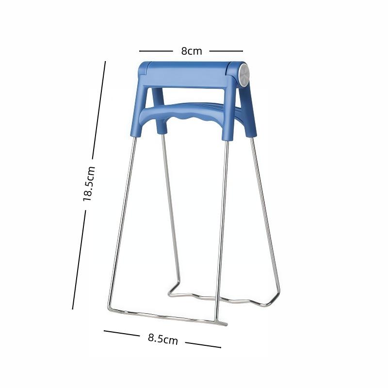 Silicone Non-Slip Anti-Scald Gripper Tongs for Kitchen Tray & Plate Lifting