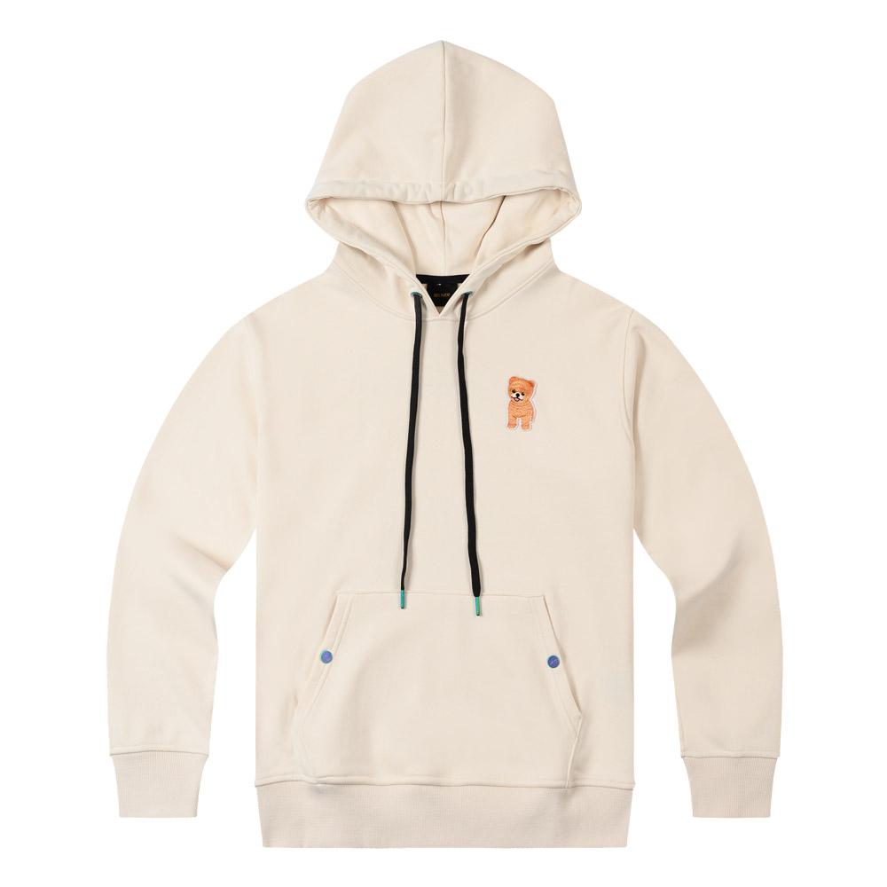 Seriver Pome Standing Patch Hood Iv Ivory/L