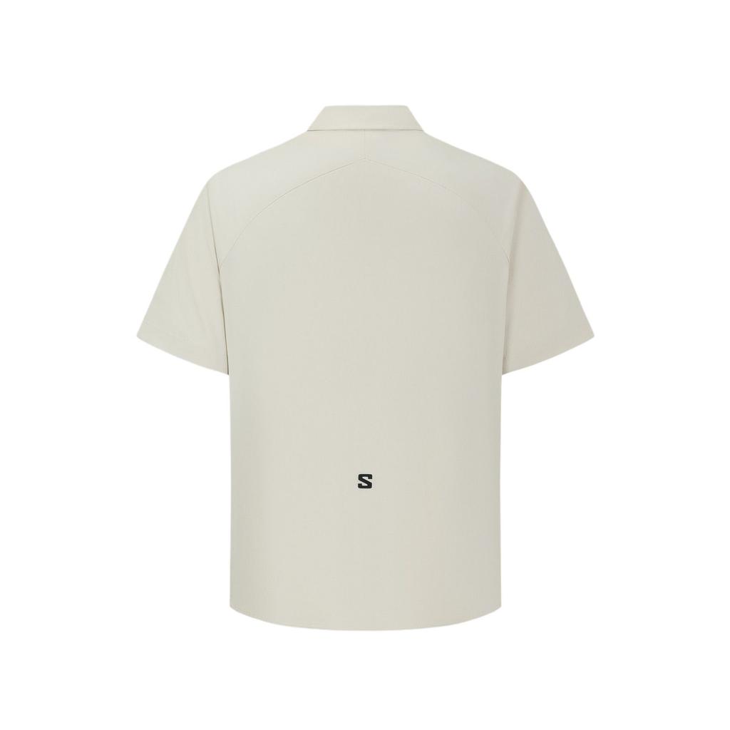 SALOMON Pl Od Da Ss Outdoor Breathable Solid Color Short Sleeve Shirt Men Shirts LC3095400