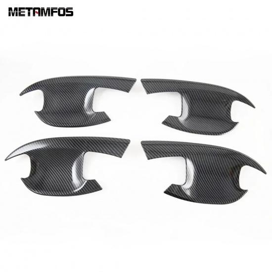 For Kia K5 Optima DL3 -  2024 2025 Carbon Fiber Side Door Handle Bowl Cover Trim Protection Sticker Car Accessories Carbon Fiber Plastic