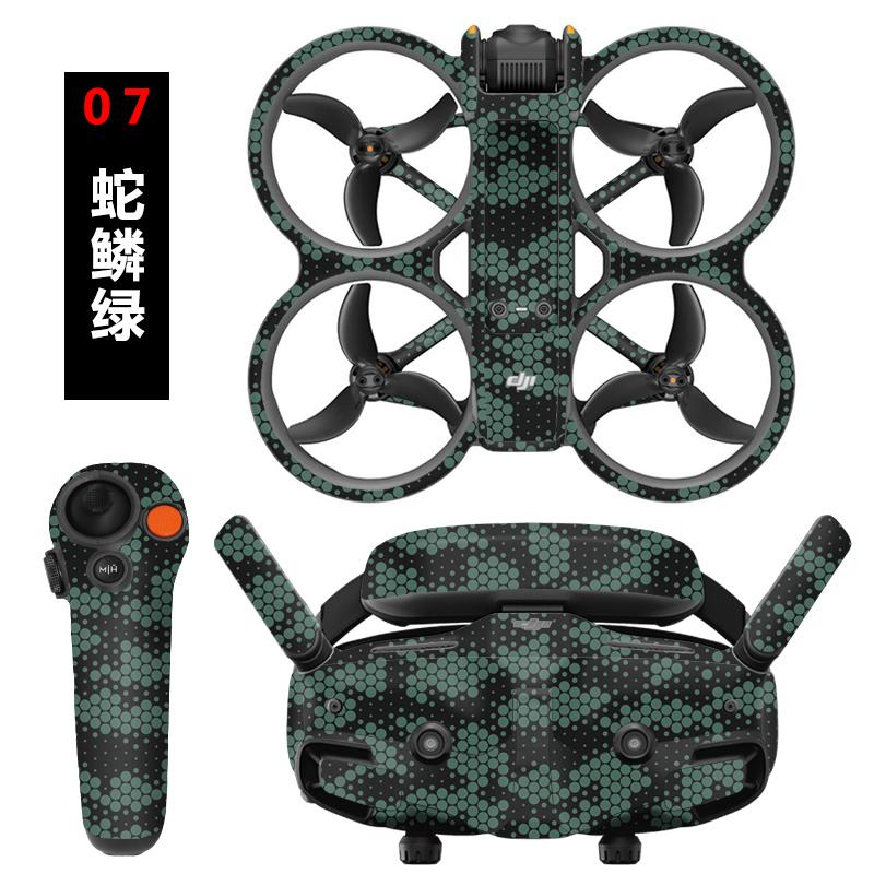 Colorful Stickers for DJI Avata 2 Goggles 3 Sticker Glasses Full Protection PVC Stickers for DJI Avata 2 Drone Accessories