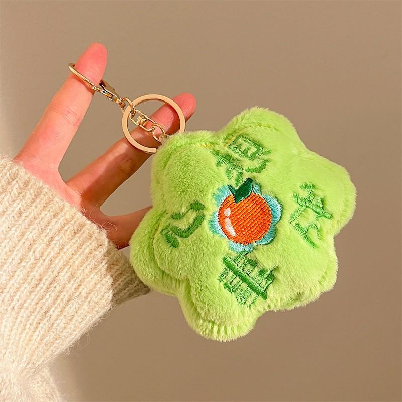 Cute Doll Pendulum Small Gift Pendant Ground Marketing Cartoon Keychain Plush Doll Backpack Bag Lanyard Accessories