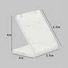 L-shaped Acrylic Earring Display Stand Transparent Earring Counter Display Prop Rack Thicken Stable Jewelry Racks Multi Slot Storage Display Board