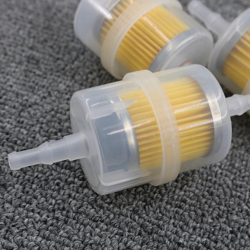 Universal Large Motorcycle Oil and Gasoline Filter (6mm/8mm) for Off-Road Vehicles, Beach Buggies, and ATVs