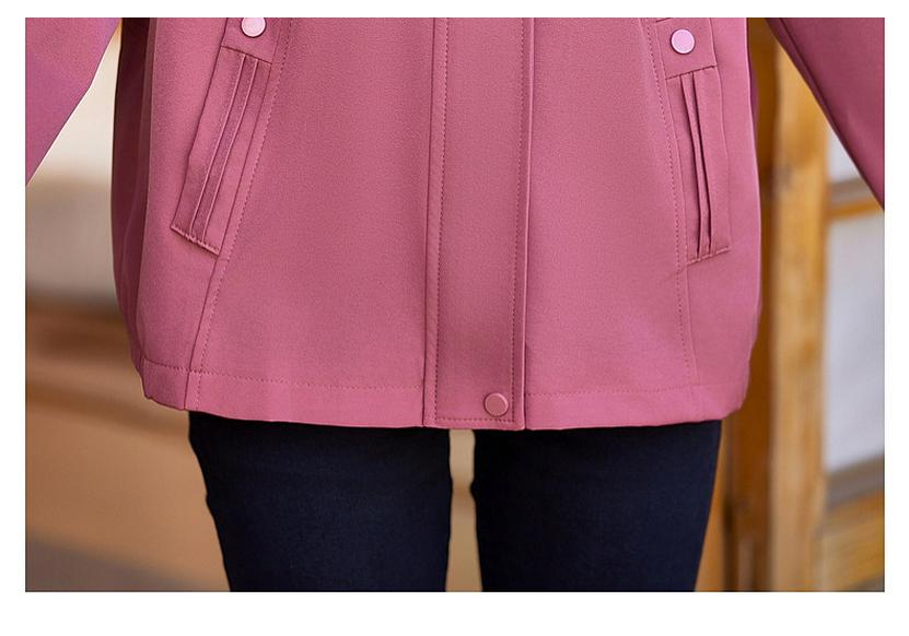Mother's Wear 2026 Spring/Autumn Hooded Jacket for Women - Middle-aged & Elderly, Loose Stylish Top