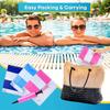 Summer Swim Inflatable Floating Water Mattresses Hammock Stripe Lounge Chairs Pool Water Sports  Floating Mat Pool  Kids